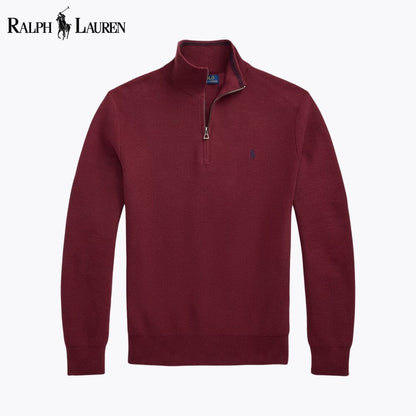 𝑅𝐿 Classic Quarter-Zip Sweater